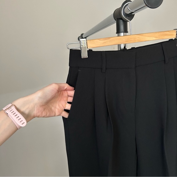 J. Crew Wide Leg Essential Pant Black City Crepe Women’s 00 - Picture 7 of 12